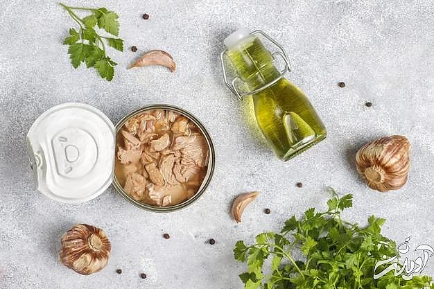 تن ماهی غذایی با چربی مفید تن ماهی